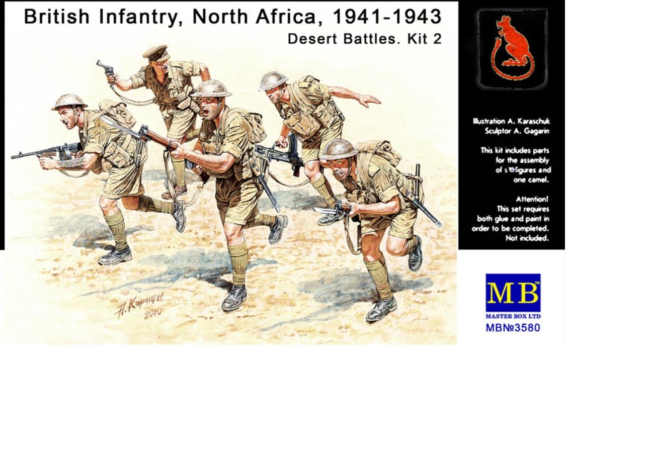 1/35 Infantería Británica en acción. Norte de Africa. 2ªGM