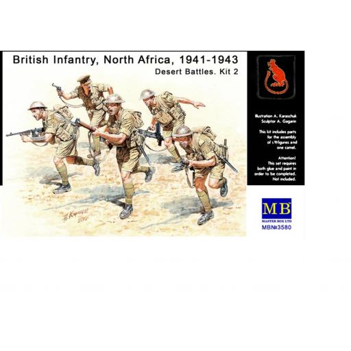 1/35 Infantería Británica en acción. Norte de Africa. 2ªGM