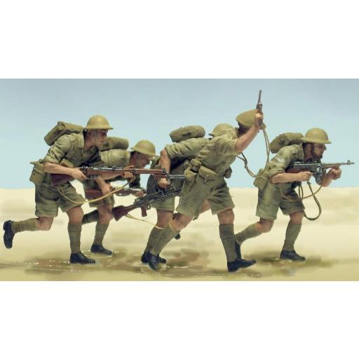 1/35 Infantería Británica en acción. Norte de Africa. 2ªGM [1]