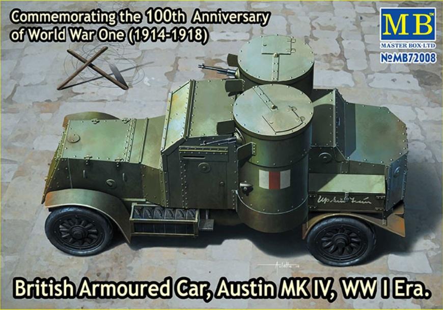 1/72 Austin Mk.IV. British Armored Car WWI