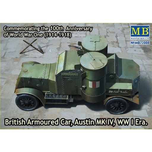 1/72 Austin Mk.IV. British Armored Car WWI