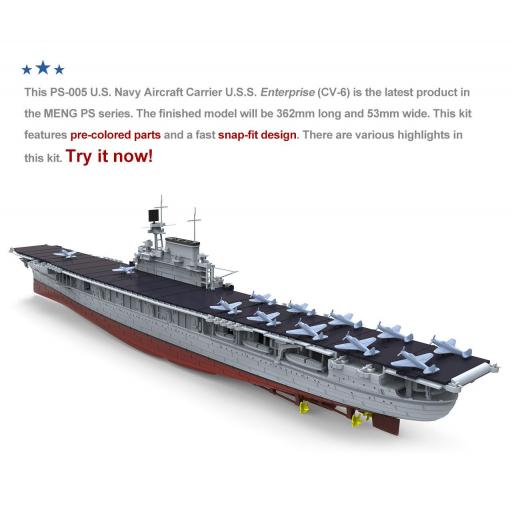 1/700 USS Enterprise - US Navy Aircraft Carrier  [3]