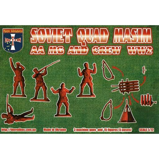 1/72 Soviet Quad Masim AA MG &Crew [1]