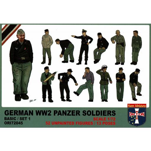 1/72 Soldados Panzer Alemanes 2ªGM - Set 1