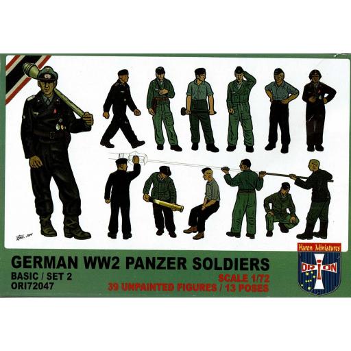 1/72 Soldados Panzer Alemanes 2ªGM - Set 2