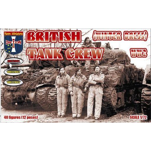 1/72 Tanquistas Británicos 2ªGM - Uniforme Invierno