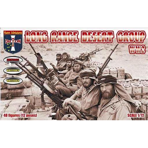 1/72 Soldados Británicos - Long Range Desert Group 2ªGM