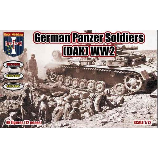 1/72 Soldados Panzer Alemanes - Africa 2ªGM