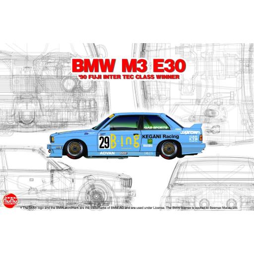 1/24 BMW M3 E30 - Fuji 90 Inter Tec Class Winner