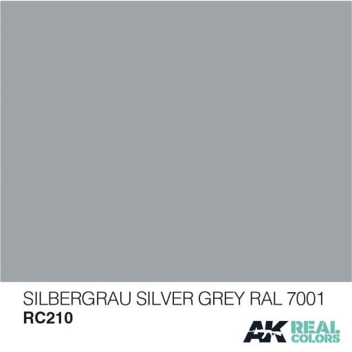 Silbergrau -Silver Grey RAL 7001 10ml