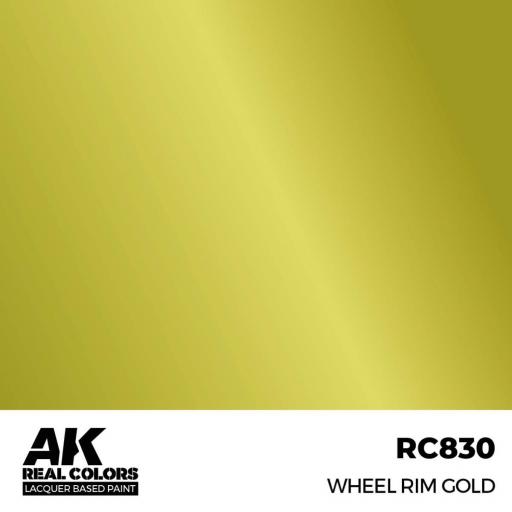 RC830 - Dorado Llantas  - Wheel Rim Gold 17 ml, [1]