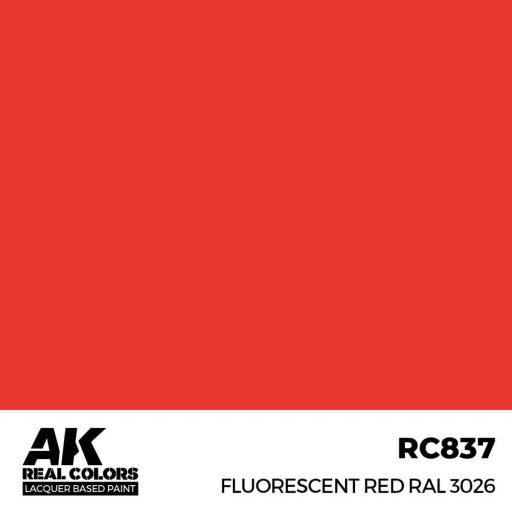 RC837 - Rojo Fluorescente - Fluorescent Red RAL 3026 17 ml. [1]