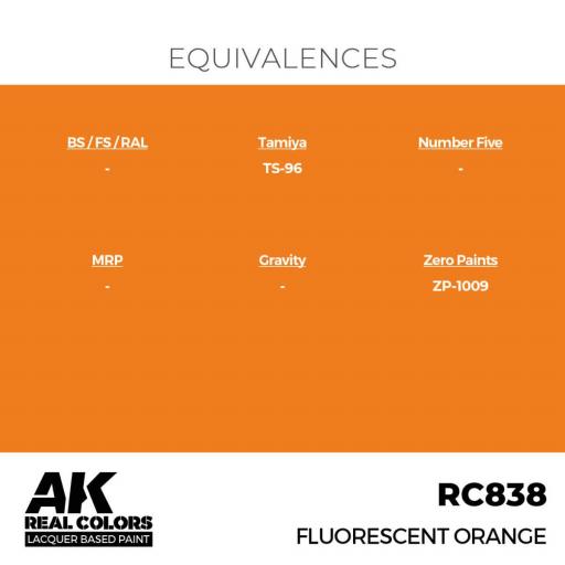 RC838 - Naranja Fluorescente - Fluorescent Orange 17 ml. [2]