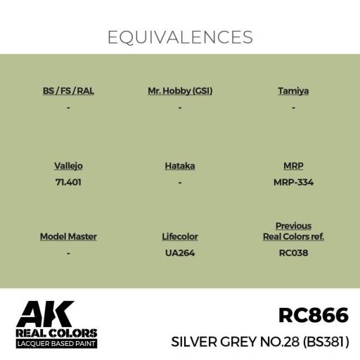 RC866 - Gris Plata - Silver Grey No.28 (BS381) 17 ml. [2]