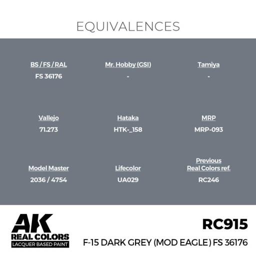 RC915 - Gris Oscuro - F-15 Dark Grey (MOD EAGLE) FS 36176 17 ml. [2]