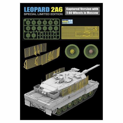 1/35 Leopard 2A6 Capturado. Ruedas de T-80. Moscú [2]
