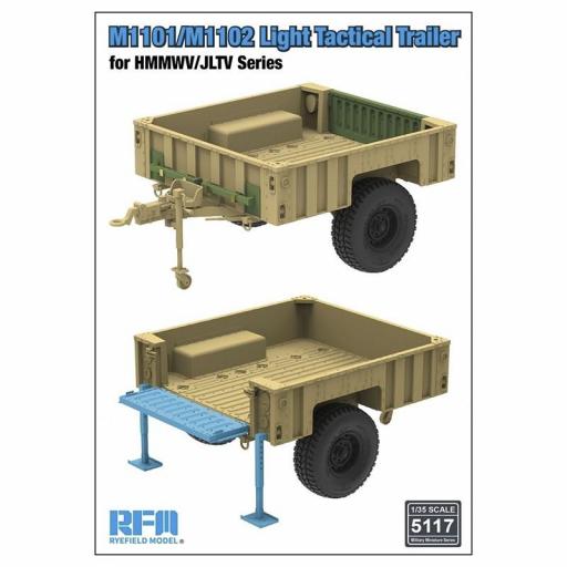 1/35 1/35 M1101/M1102 Remolque táctico ligero para la serie HMMWV/JLTV