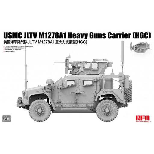 1/35 USMC JLTV M1278A1 Heavy Guns Carrier