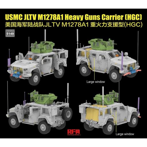 1/35 USMC JLTV M1278A1 Heavy Guns Carrier [1]