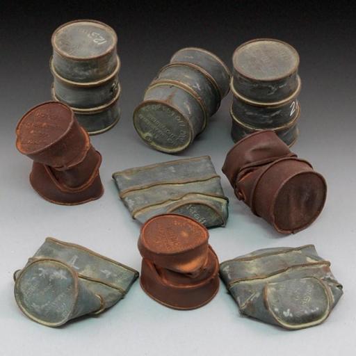 1/35 Barriles Alemanes Dañados 2ªGM