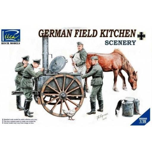 1/35 Cocina de campaña - Soldados Alemanes 2ª GM