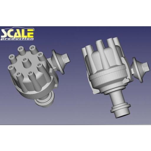 1/24 Distribuidor de encendido V8 con cable [0]