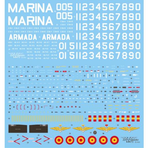 Calcas SH-3D/H Sea King Armada Española (Azul) 1/48