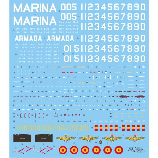Calcas SH-3D/H Sea King Armada Española (Azul) 1/72 [0]