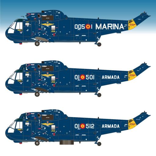 Calcas SH-3D/H Sea King Armada Española (Azul) 1/72 [1]