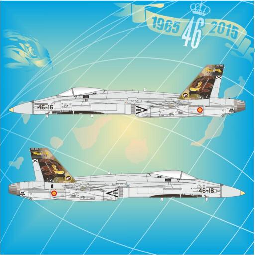 Calcas 50 Años ALA 46 (Gando) / EF-18 A - Escala 1/72 [1]