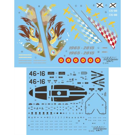 Calcas 50 Años ALA 46 (Gando) / EF-18 A - Escala 1/48