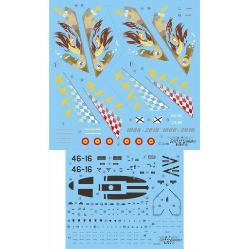 Calcas 50 Años ALA 46 (Gando) / EF-18 A - Escala 1/72