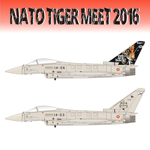 Calcas NATO TIGER MEET 2016 / Eurofighter Typhoon – Ala 14 Escala 1/48 [1]