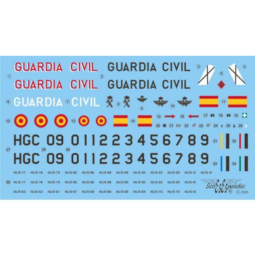 Calcas BO-105 C/CB/CBS Bolkow Guardia Civil 1/48 [0]