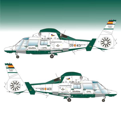 Calcas AS-365 N3 Dauphin 2 Guardia Civil 1/72 [1]
