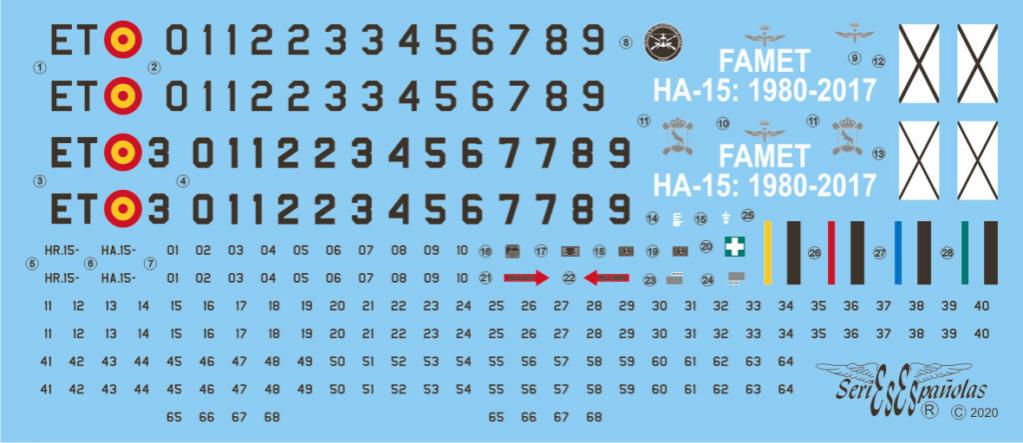 Calcas BÖ-105 Bolkow BHELA I de las FAMET 1/32