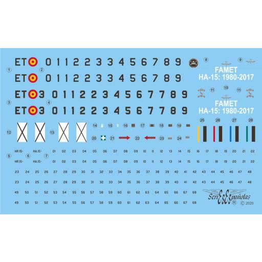 Calcas BÖ-105 Bolkow BHELA I de las FAMET 1/48