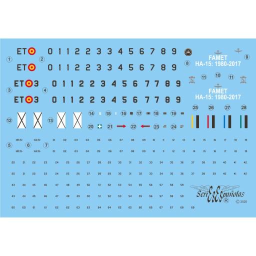 Calcas BÖ-105 Bolkow  BHELA I de las FAMET 1/72