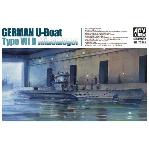 1/350 Submarino Alemán Tipo VII D Minenleger