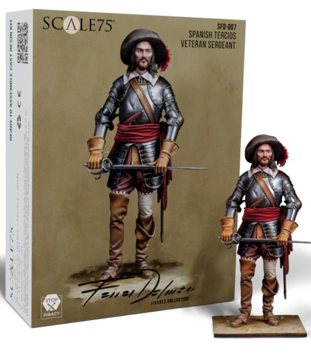 Sargento Veterano Tercios Españoles 75mm