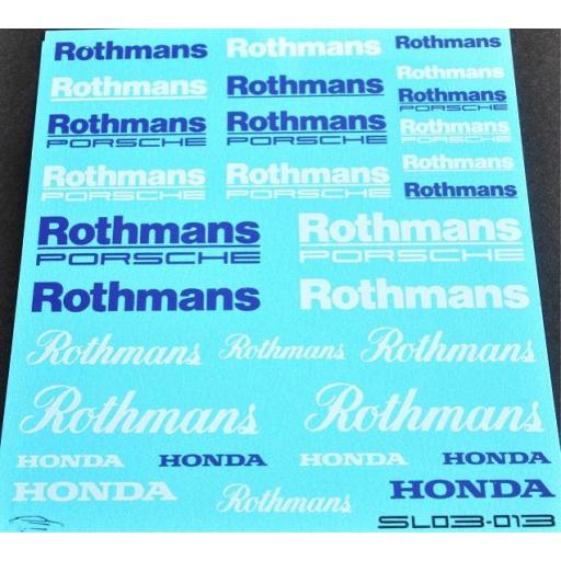 1/24 Calcas Rothmans / Porsche / Honda [0]