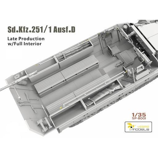 1/35 Sd.Kfz.251/1 Ausf. D Late c/interior [5]