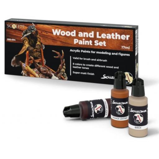 Set pinturas Wood And Leather
