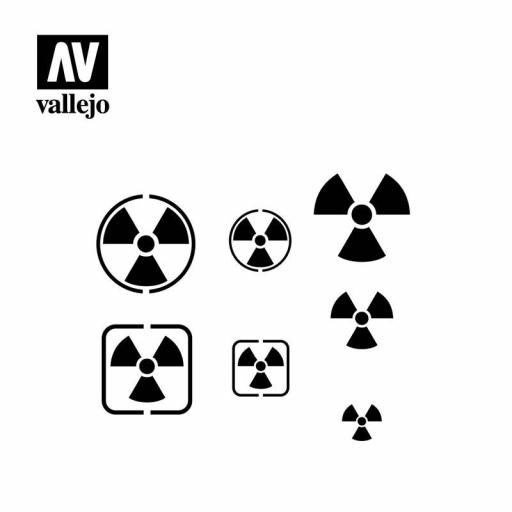 Stencils Señales de Radioactividad [1]