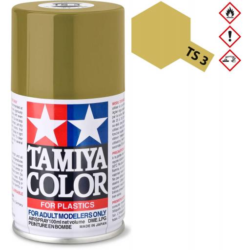 Spray Pintura TS-3 Amarillo Oscuro 