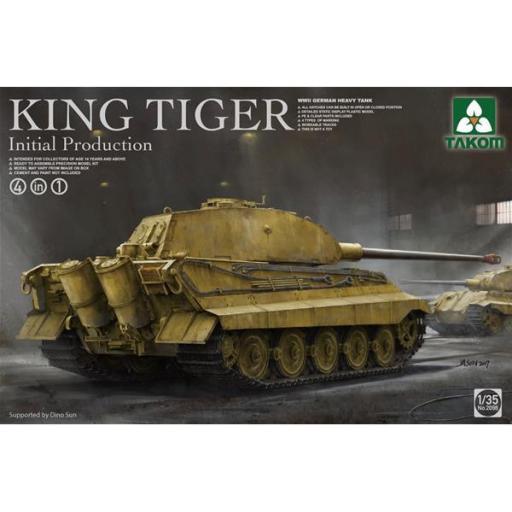 1/35 WWII German Heavy Tank King Tiger Inital production