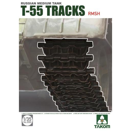 Cadenas de eslabones para Tanque Ruso T-55 tipo RMSH [0]