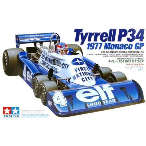 1/20 Tyrrell P34 1977 Monaco GP