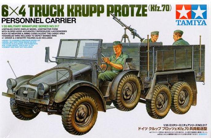 1/35 Camión Krupp Protze Kfz.70 Personnel Carrier