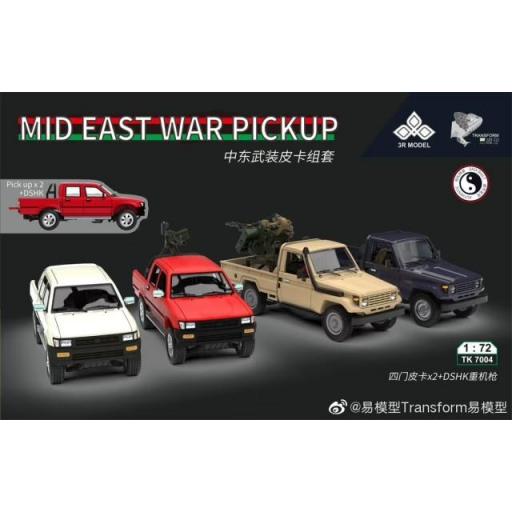 1/72  Mid East War Pickup + DSHK (x2)